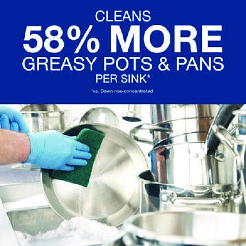 Dawn Professional Professional Manual Pot and Pan Dish Detergent, Original Scent, 5 gal Bottle, 34/Pallet (12310)
