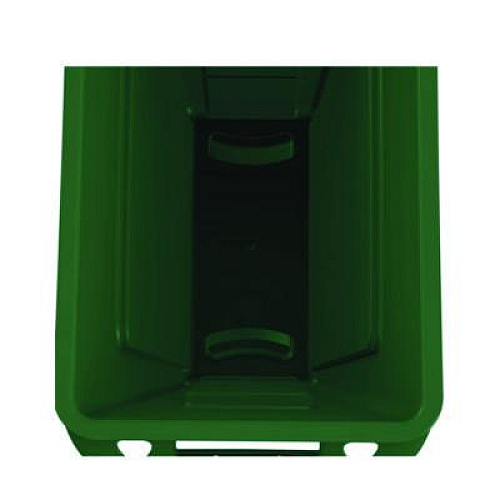 Rubbermaid Commercial Slim Jim Plastic Recycling Container with Venting Channels, 23 gal, Plastic,  Green (354007GN)