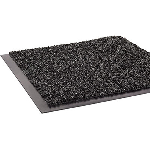 Crown Fore-Runner Outdoor Scraper Mat, Gray Loop-Twist Ribbed Polypropylene Surface, 36" x 60" (FN0035GY)
