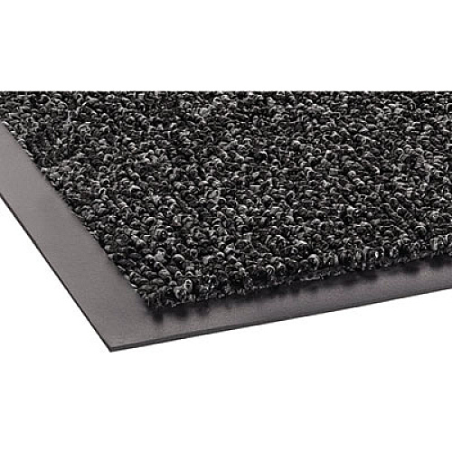 Crown Fore-Runner Outdoor Scraper Mat, Gray Loop-Twist Ribbed Polypropylene Surface, 36" x 60" (FN0035GY)