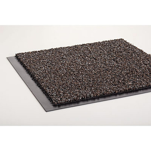 Crown Cross-Over Wiper/Scraper Mat, Rectangular, Brown Carpeted Surface, 48" x 72" (CS46BRO)