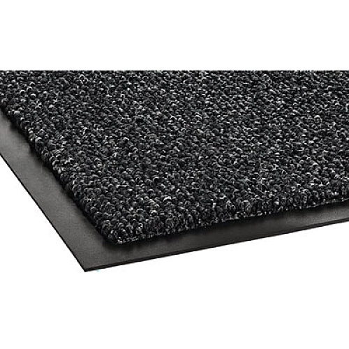 Crown Cross-Over Wiper/Scraper Mat, Rectangular, Gray Carpeted Surface, 36" x 60" (CS0035GY)