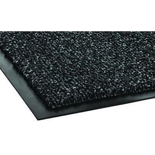 Crown Cross-Over Wiper/Scraper Mat, Rectangular, Gray Carpeted Surface, 48" x 72" (CS0046GY)