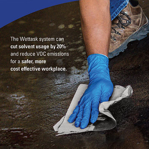 WypAll WetTask Customizable Wet Wiping System, 3.5 gal, Blue, 2/Carton (09361)