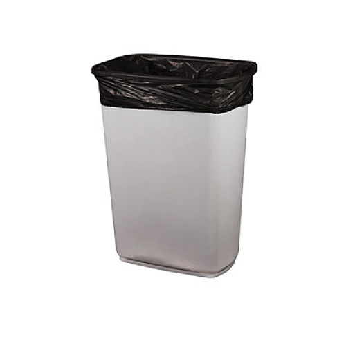 Linear Low Density Can Liners with AccuFit Sizing, 23 gal, 0.9 mil, 28" x 45", Black, 25 Bags/Roll, 8 Rolls/Carton (H5645TKR01)