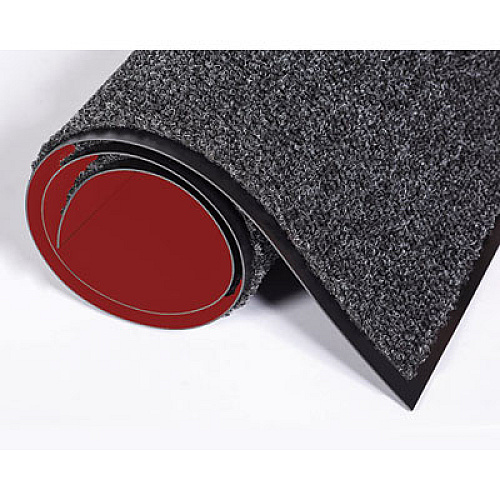 Crown Marathon Wiper/Scraper Mat, Rectangular, Anthracite/Black Textured Needle-Punch Surface, 48" x 72" (MN0046AC)