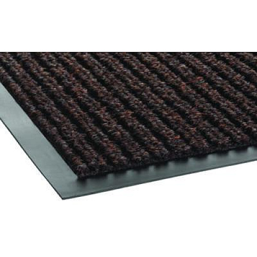 Crown Needle-Rib Wiper/Scraper Mat, Rectangular, Brown Ribbed Surface, 36" x 60" (NR0035BR)