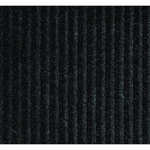 Crown Needle-Rib Wiper/Scraper Mat, Rectangular, Charcoal Gray Ribbed Surface, 36" x 60" (NR0035CH)