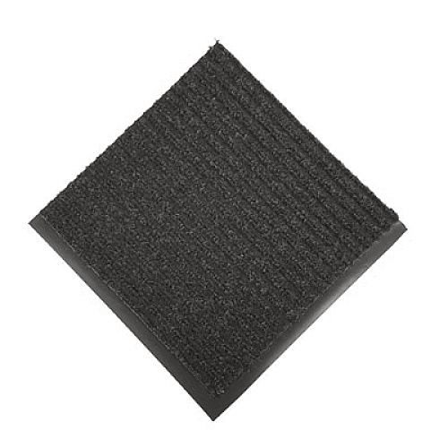 Crown Needle-Rib Wiper/Scraper Mat, Rectangular, Charcoal Gray Ribbed Surface, 36" x 60" (NR0035CH)