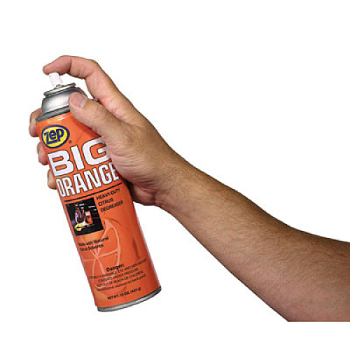 Zep Big Orange Aerosol, Citrus Scent, 15 oz Aerosol Can, 12/Carton (11401)