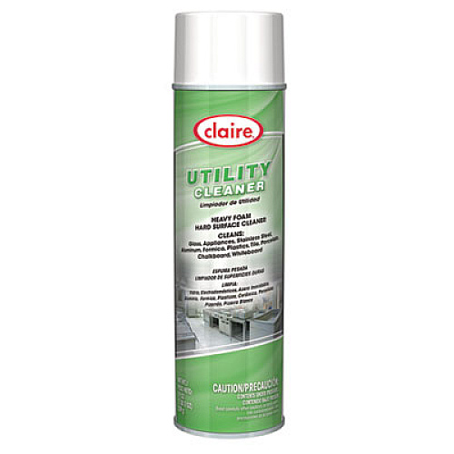 Claire Utility Cleaner, Mild Solvent Scent, 19 oz Aerosol Spray, 12/Carton (862)