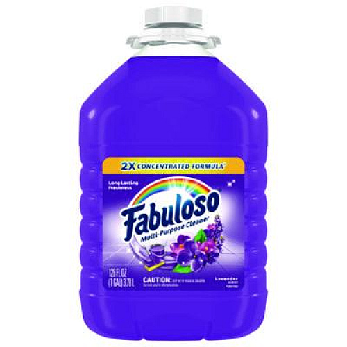 Fabuloso Multi-use Cleaner, Lavender Scent, 1 gal Bottle, 4/Carton (53058)