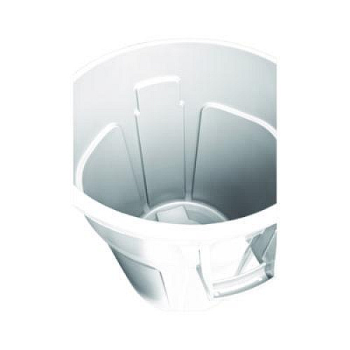 Rubbermaid Commercial Vented Round Brute Container, 20 gal, Plastic, White (2620WHI)