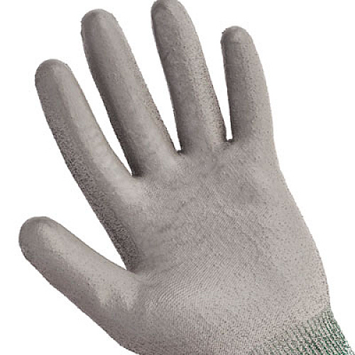 KleenGuard G60 Level 3 Economy Cut Resistant Gloves, EN388: 4X42B, 9" Long, Large (Size 9), Gray/Marled Gray, 12 Pairs/Carton (13825)