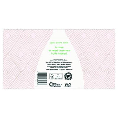 Puffs Plus Lotion Facial Tissue, 2-Ply, White, 124 Sheets/Box, 24 Boxes/Carton (39346CT)