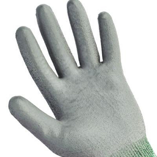 KleenGuard G60 Level 3 Economy Cut Resistant Gloves, EN388: 4X42B, 9" Long, X-Large (Size 10), Gray/Marled Gray, 12 Pairs/Carton (13826)