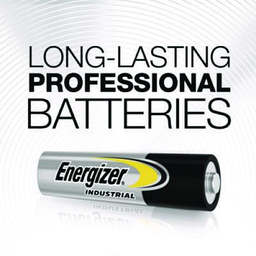 Energizer Industrial Alkaline AAA Batteries, 1.5 V, 24/Box (EN92)