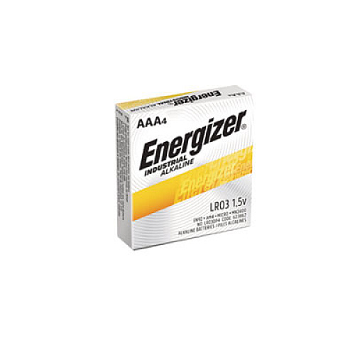 Energizer Industrial Alkaline AAA Batteries, 1.5 V, 24/Box (EN92)