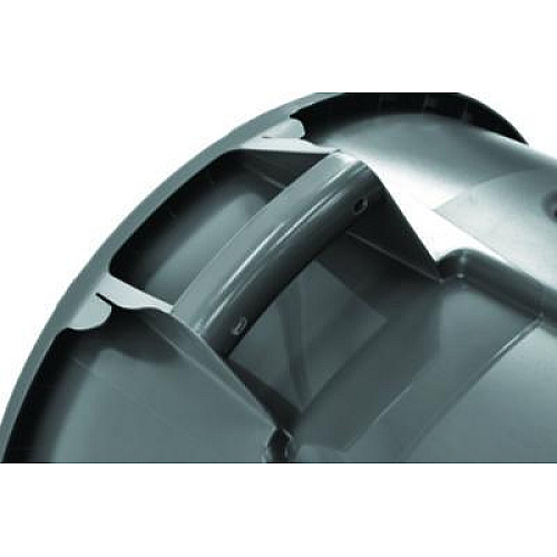 Rubbermaid Commercial Vented Round Brute Container, 20 gal, Plastic, Gray (262000GRA)