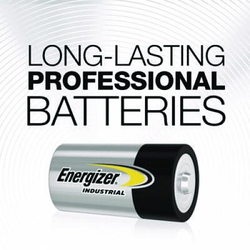 Energizer Industrial Alkaline D Batteries, 1.5 V, 12/Box (EN95)