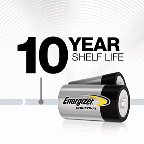 Energizer Industrial Alkaline D Batteries, 1.5 V, 12/Box (EN95)