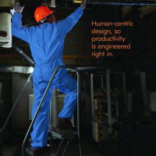 KleenGuard A20 Breathable Particle Protection Coveralls, Zip Front, Elastic Back, Wrists, Ankles, 3X-Large, Blue, 20/Carton (58506)