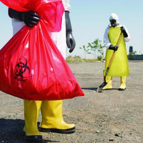 KleenGuard A70 Chemical Spray Protection Aprons, Polyethylene-Coated Fabric, One Size Fits Most, Yellow, 100/Carton (97790)