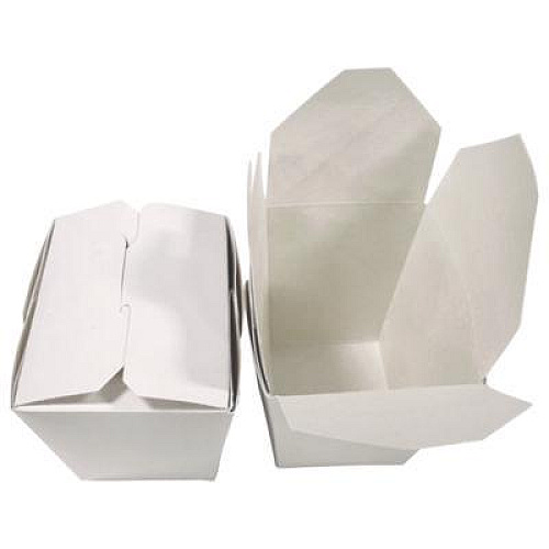 Kari-Out Food Pail, 32 oz, 4 x 3.69 x 4.55, White, Paper, 400/Carton (3103032)
