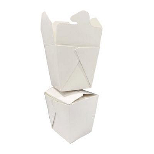 Kari-Out Food Pail, 32 oz, 4 x 3.69 x 4.55, White, Paper, 400/Carton (3103032)