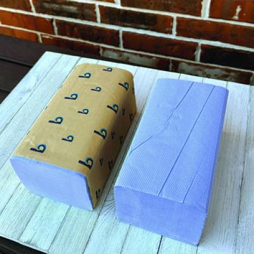 Boardwalk Windshield Paper Towels, 9.05 x 10, Blue, 250/Pack, 9 Packs/Carton (6191)