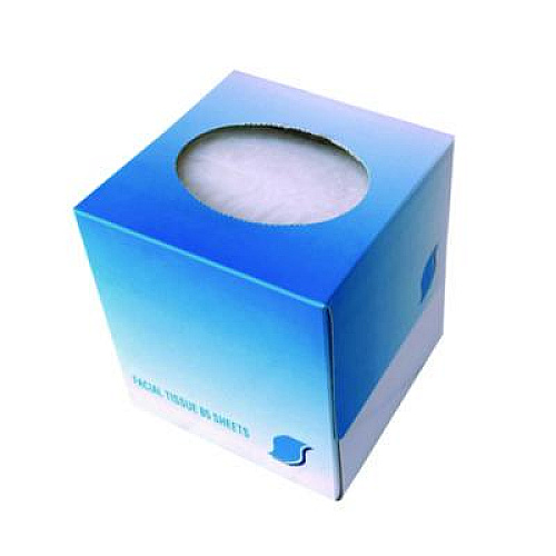 GEN Facial Tissue Cube Box, 2-Ply, White, 85 Sheets/Box, 36 Boxes/Carton (852E)