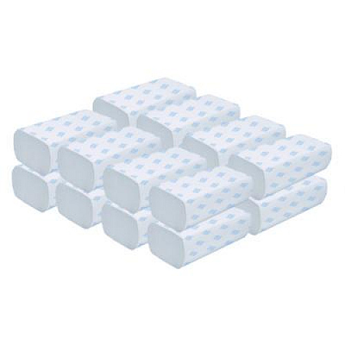 GEN Multifold Towels, 1-Ply, 9.25 x 9.05, White, 250/Pack, 16 Packs/Carton (5301)
