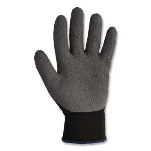 KleenGuard G40 Latex Coated Gloves, EN388: 2142, 10.63" Long, XX-Large, Gray/Black, 12 Pairs (97274)