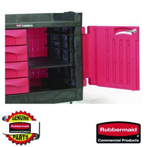 Rubbermaid Commercial Door Hardware Kit (Lock), Gray (4512L6)