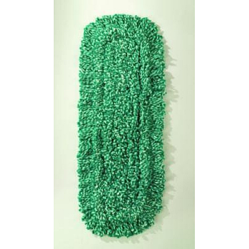 Rubbermaid Commercial Microfiber Loop Dust Mop, 24" x 5", Green, 12/Carton (J853GRE)