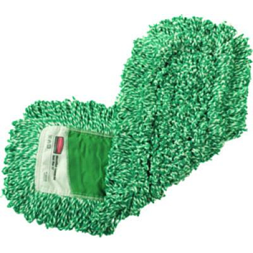 Rubbermaid Commercial Microfiber Loop Dust Mop, 24" x 5", Green, 12/Carton (J853GRE)