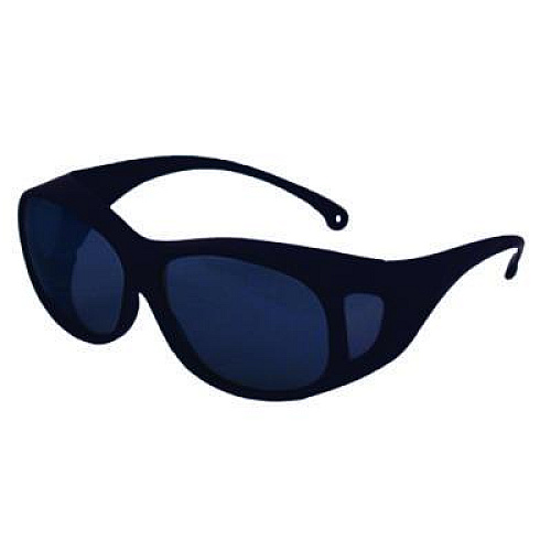 KleenGuard V50 OTG Safety Eyewear, Black Full Frame OTG, Mirrored Smoke Dual Lens (20747)