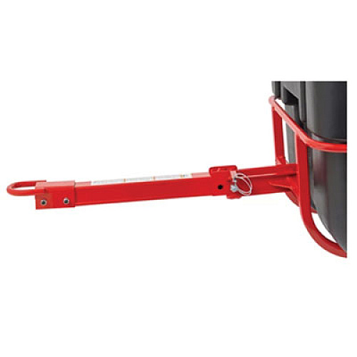 Rubbermaid Commercial Hitch with Hardware for Towable/Trainable Tilt Trucks, Red (FG1316L4RED)