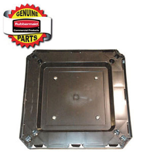 Rubbermaid Commercial Base for 35 gal Landmark Series Container, 26 x 26 x 2, Sable (FG3975L2SBLE)