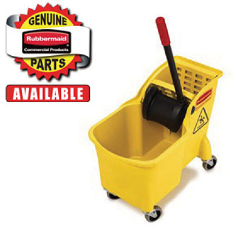 Rubbermaid Commercial SRP Caster Kit, Four 2.5" Wheels, Gray (1859135)