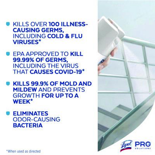 LYSOL Brand Disinfectant Spray To Go, Crisp Linen Scent, 1.5 oz Aerosol Spray, 12/Carton (99923CT)