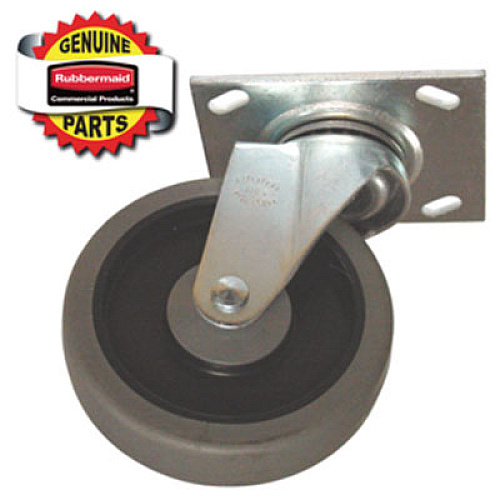 Rubbermaid Commercial 5-Inch Swivel Caster, Gray (9T15L1)