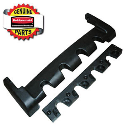 Rubbermaid Commercial Tool Grip Rack and Cap, Black (9T73M4BLA)