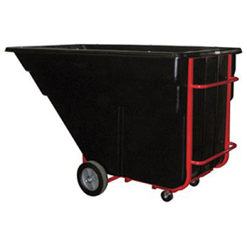 Rubbermaid Commercial 12-Inch Wheel for 1.5 Cu Yd Standard Duty Tilt Truck, Black (FG1025L60000)