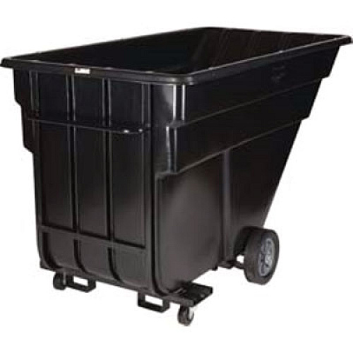 Rubbermaid Commercial 12-Inch Wheel for 1.5 Cu Yd Standard Duty Tilt Truck, Black (FG1025L60000)