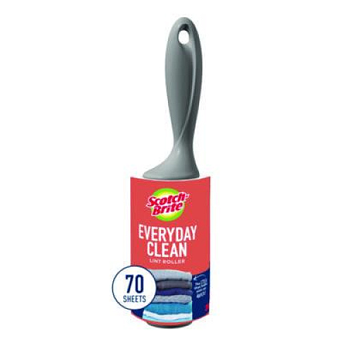Scotch-Brite Everyday Clean Lint Roller, 70 Sheets/Roll (836RS70)