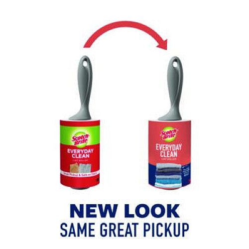 Scotch-Brite Everyday Clean Lint Roller, 70 Sheets/Roll (836RS70)