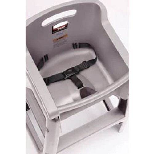 Rubbermaid Commercial Safety Strap Kit with Hardware for Baby-Changing Station, 3 x 7, Black (FG7818L20000)