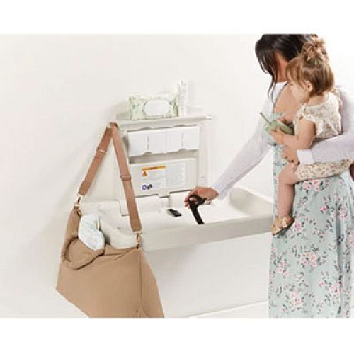 Rubbermaid Commercial Safety Strap Kit with Hardware for Baby-Changing Station, 3 x 7, Black (FG7818L20000)