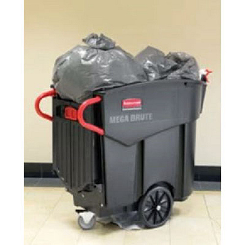 Rubbermaid Commercial 12-Inch Wheel Kit with Hardware, Black (FG9W71L2BLA)